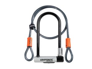 Kryptonite Kryptolok Standard U-Lock with 4' Flex Cable