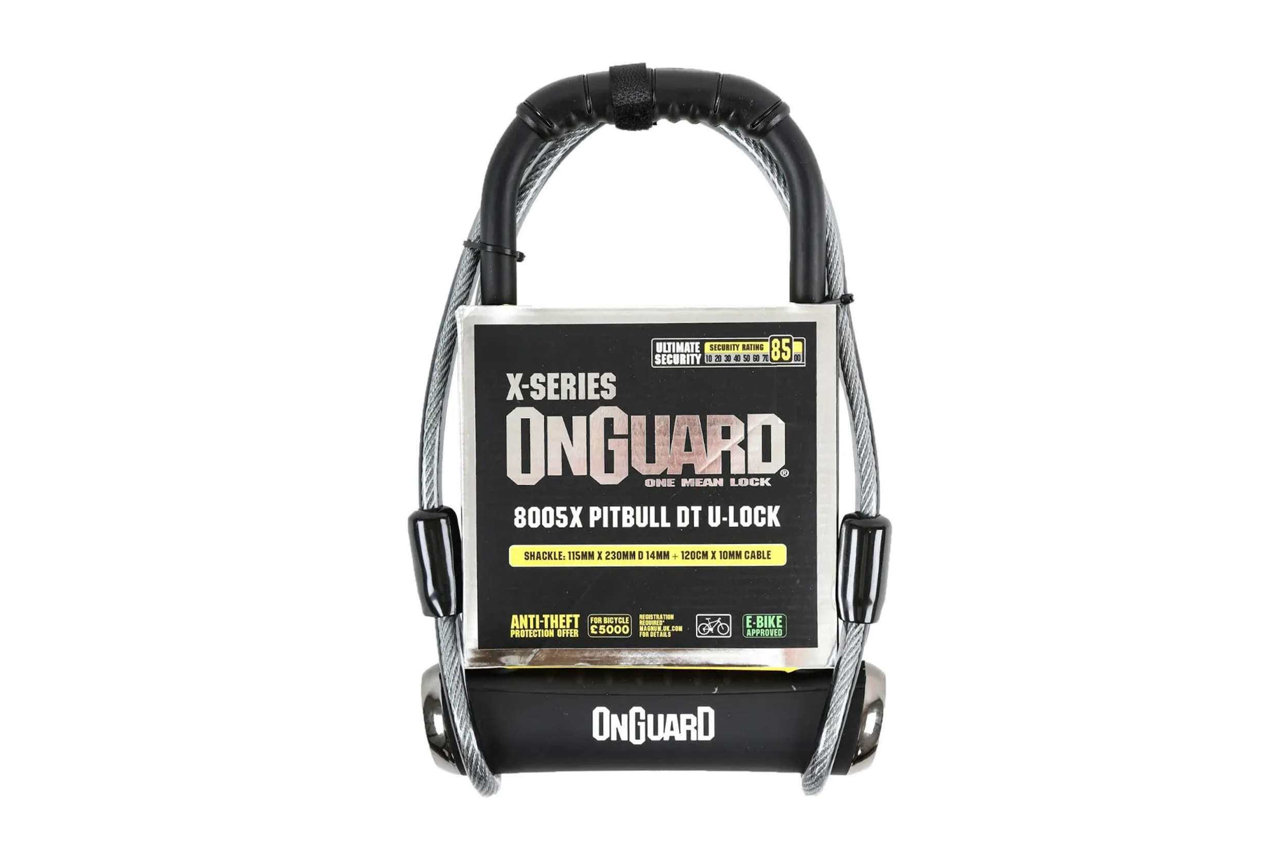 OnGuard X Pitbull DT 8005 U-Lock 115 X 230 X 14mm