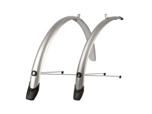 Polisport Towny Mudguard Pair 700c 51mm Silver