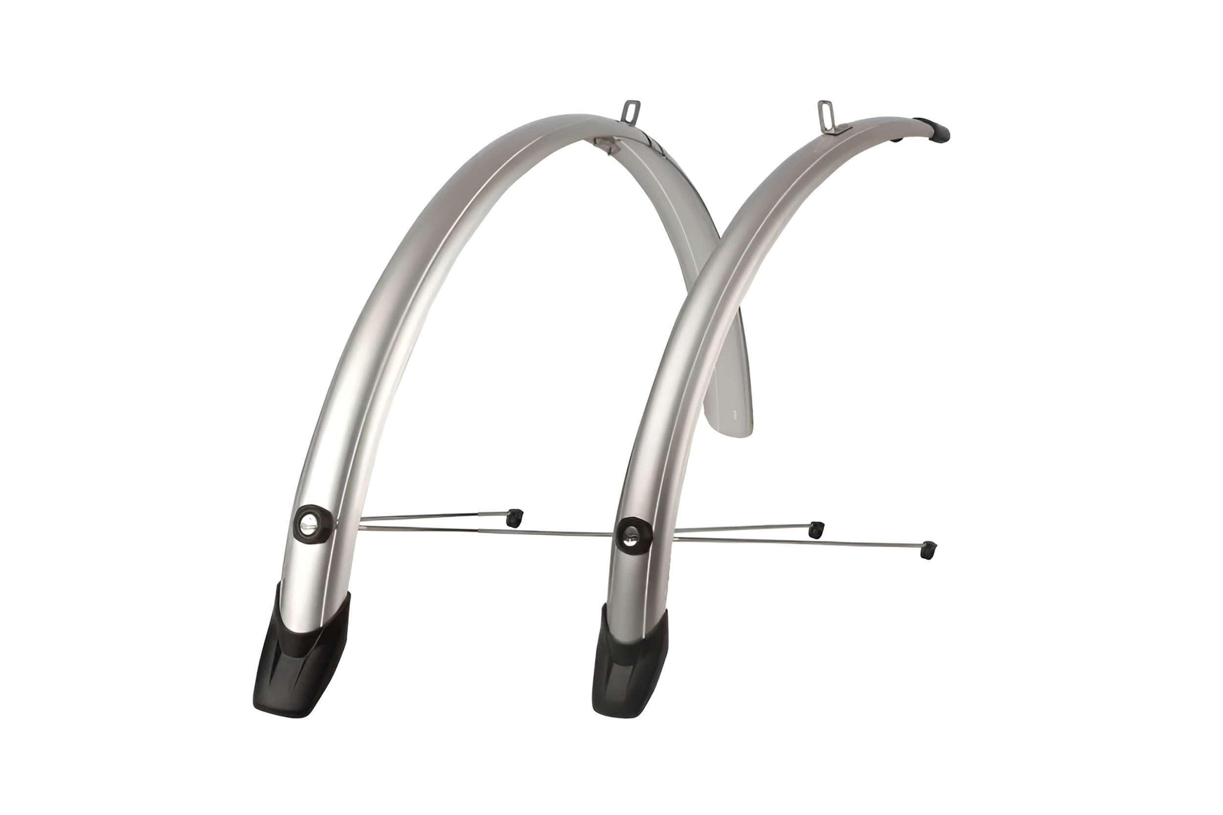 Polisport Towny Mudguard Pair 700c 51mm Silver