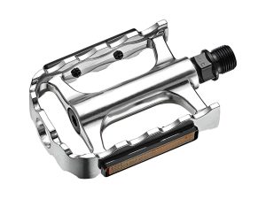 Sealed Bearing Atb Alloy Pedals - Silver 9/16 Inch (Pair)