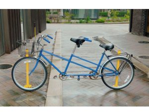 Dual Drive Tandem Bike, Blue Available For Rent