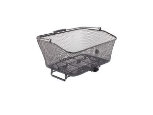 M Part Brocante Mesh Rear Basket With Spring Clips And Handles