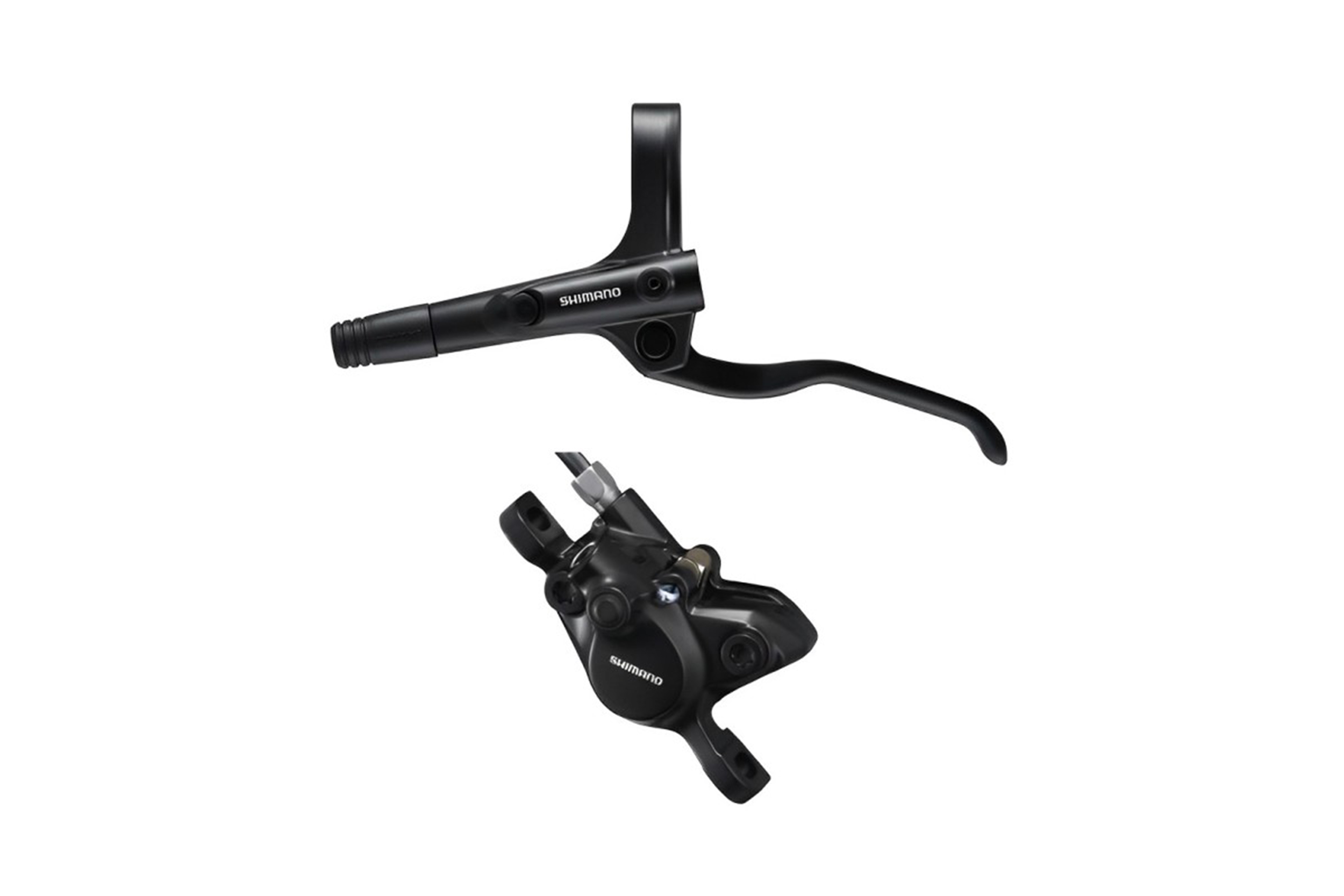 Shimano BR-MT200 / BL-MT200 Bled Brake Lever/Post Mount Calliper Rear Left