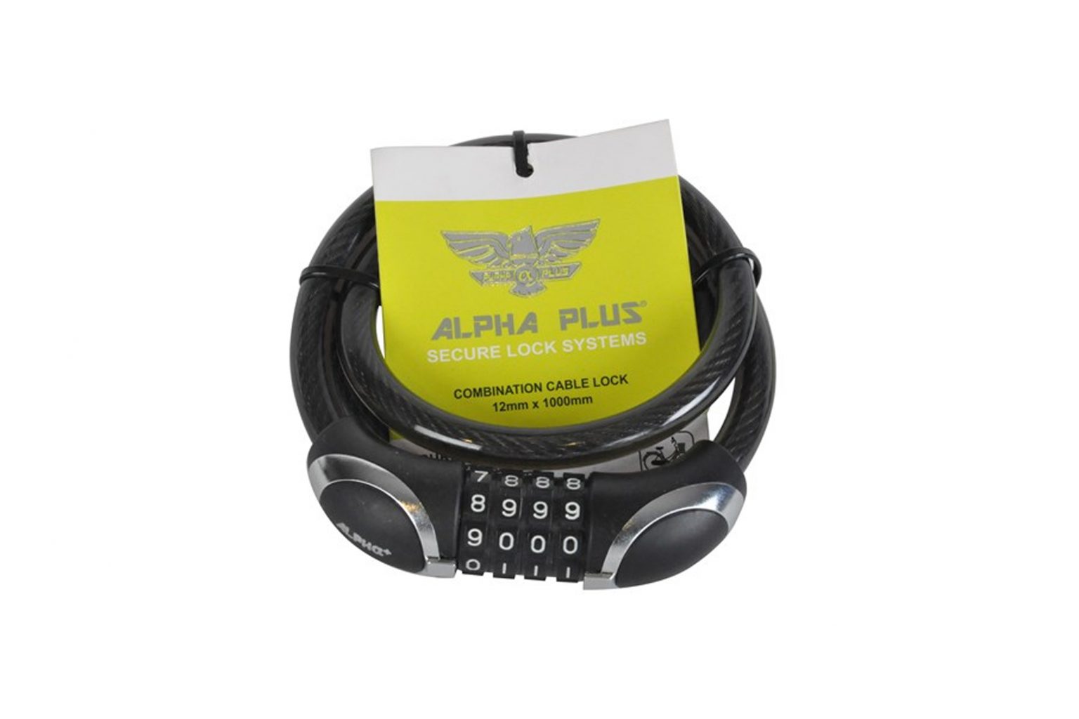 Alpha Plus Combination Cable Lock - Lea Bridge Cycles