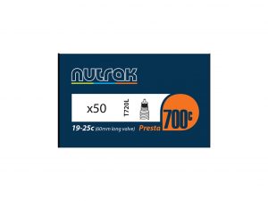 Nutrak 700 X 19 - 25C Presta 60 mm Long Valve Inner Tube