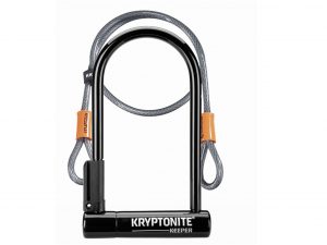 Kryptonite Keeper 12 Standard U-Lock with 4 Foot Kryptoflex Cable