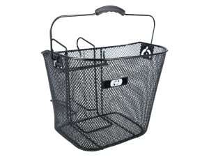 Oxford Black Mesh Basket With Hanger