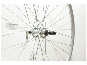 700c Rear Wheel Q/R- F/Whl- Silver Narrow
