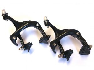Alloy Dual Pivot Front & Rear Caliper Brakes – Black 49mm
