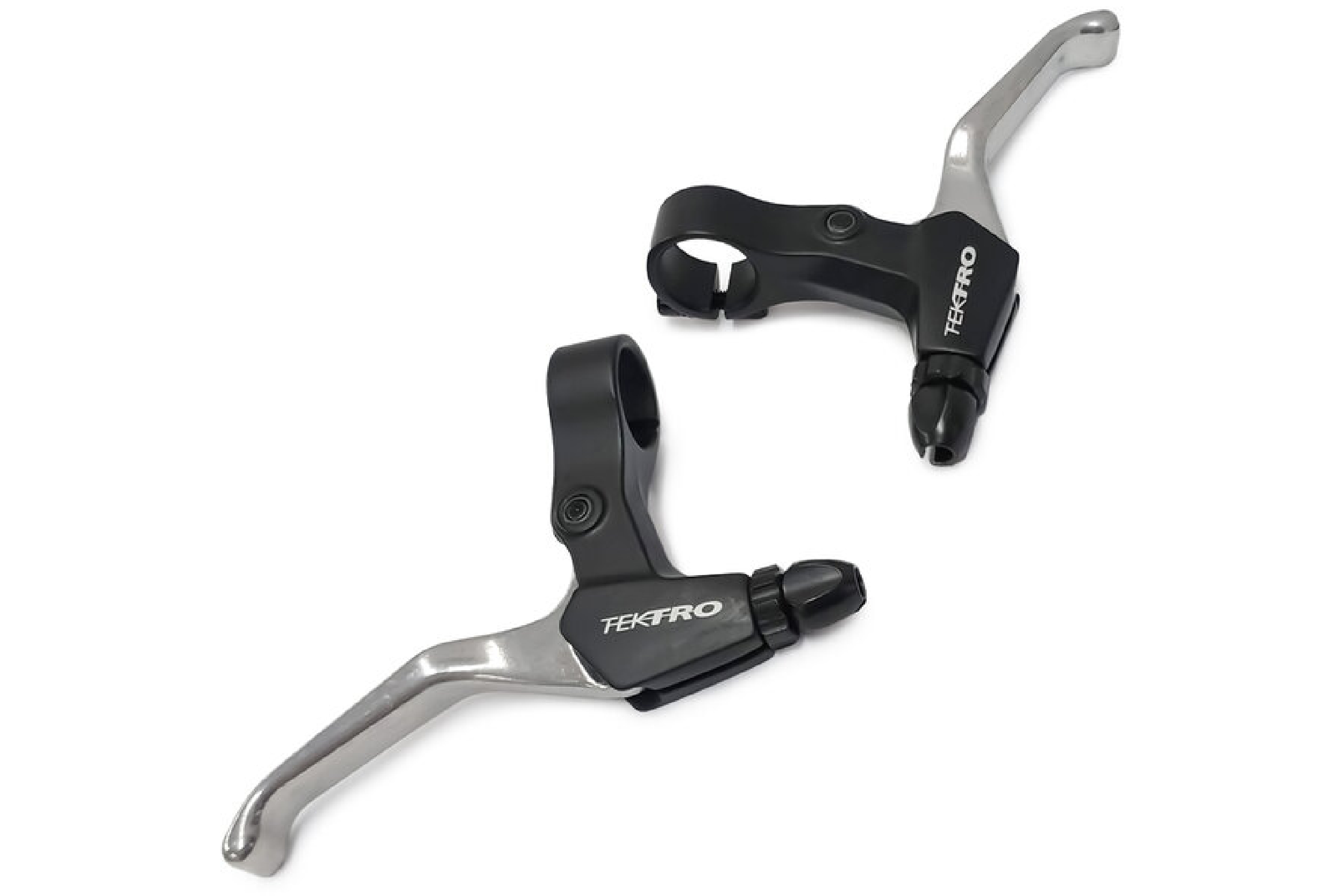 Alloy V-Brake Levers TEKTRO – Black/Silver (Pair) *STOCK THINNING OFFER
