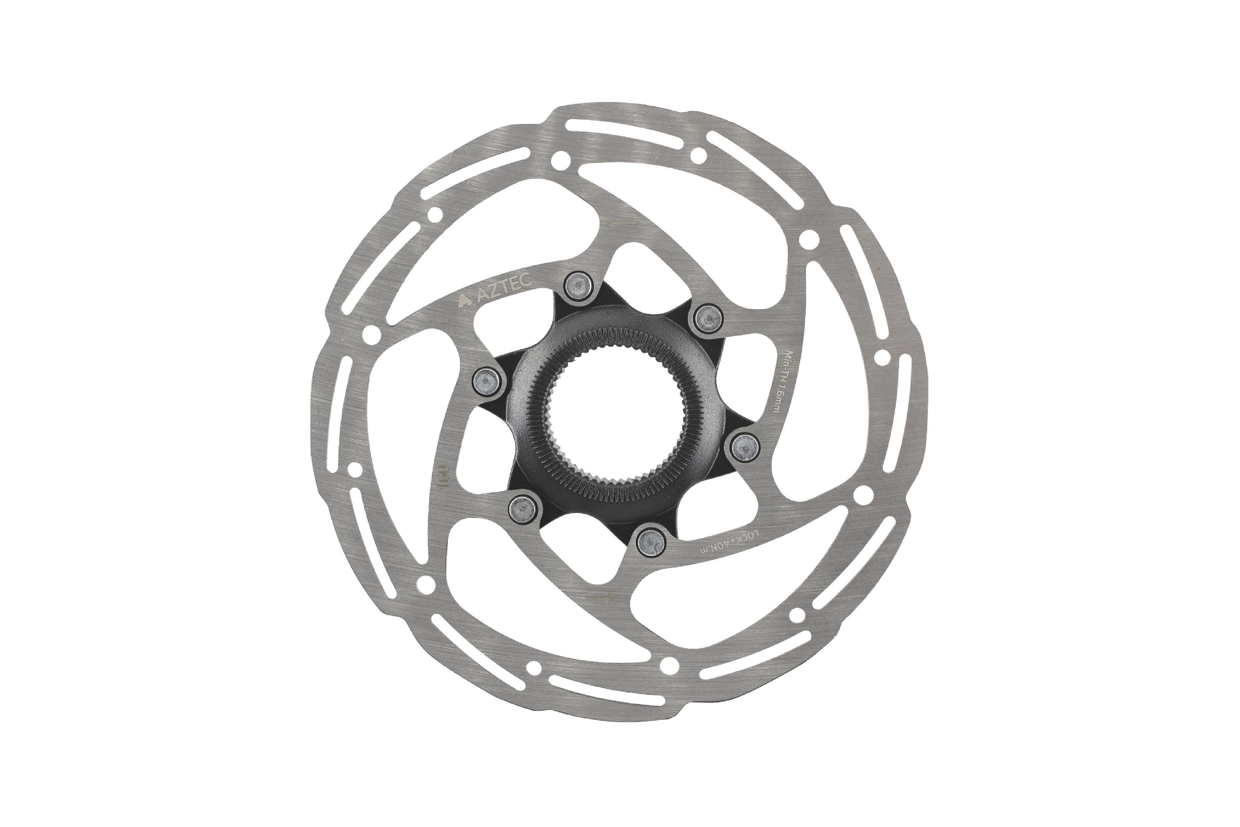 Aztec Core Stainless Steel Centre-Lock Disc Rotor – 180 mm