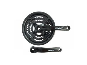 Neco NSP3003 28/38/48T x 170mm Steel/PC TRIPLE Chainset –BLACK
