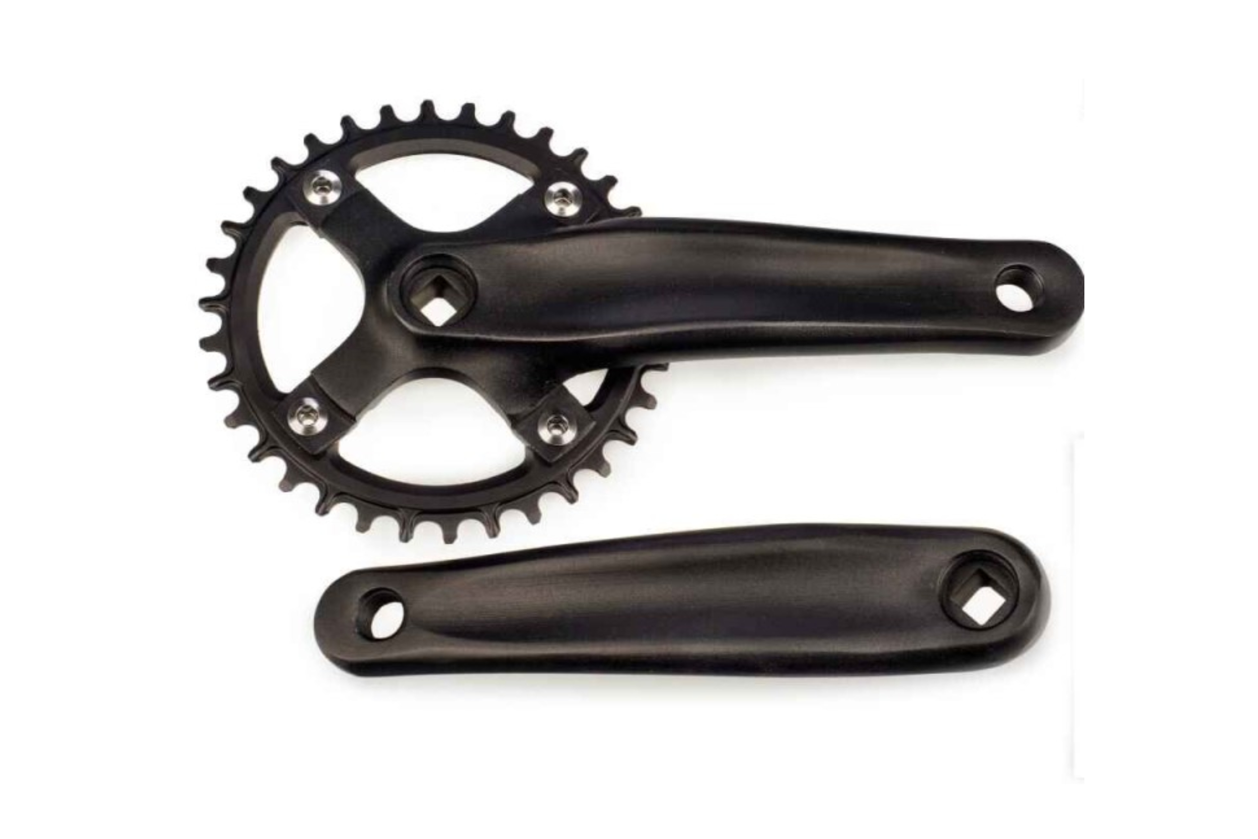 Neco NSS3010 24/32/42T x 170mm Steel TRIPLE Chainset –ED BLACK