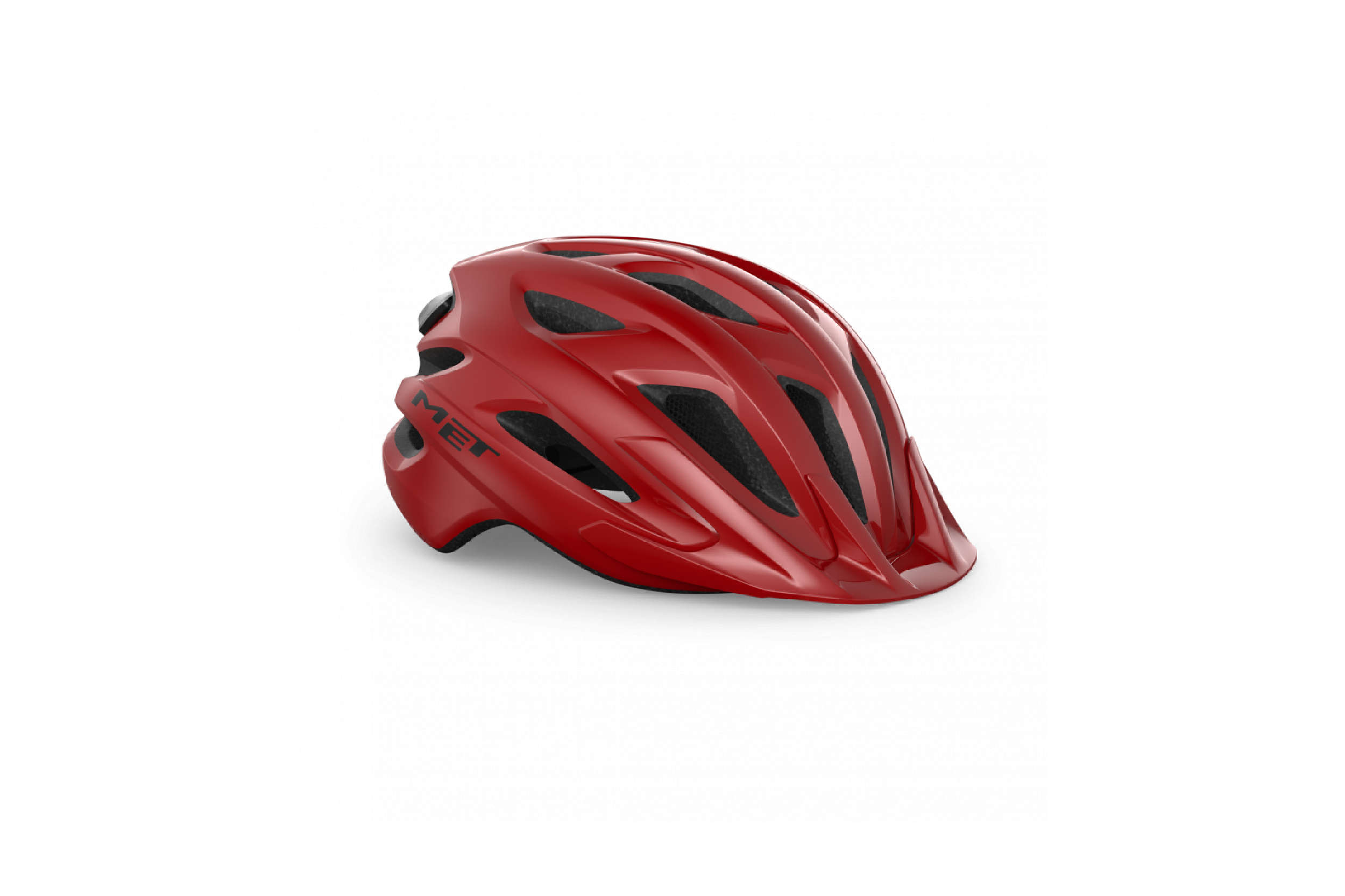 MET Crossover MIPS Cycling Helmet Black, Titanium, Red - Image 3
