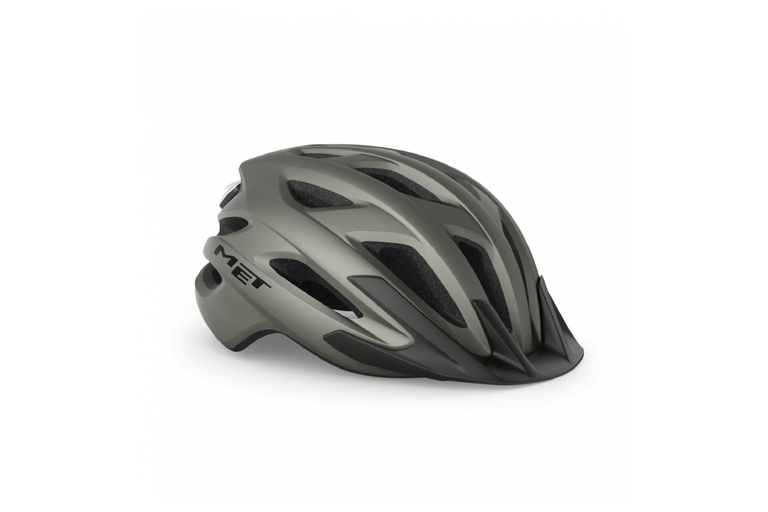 MET Crossover MIPS Cycling Helmet Black, Titanium, Red - Image 2