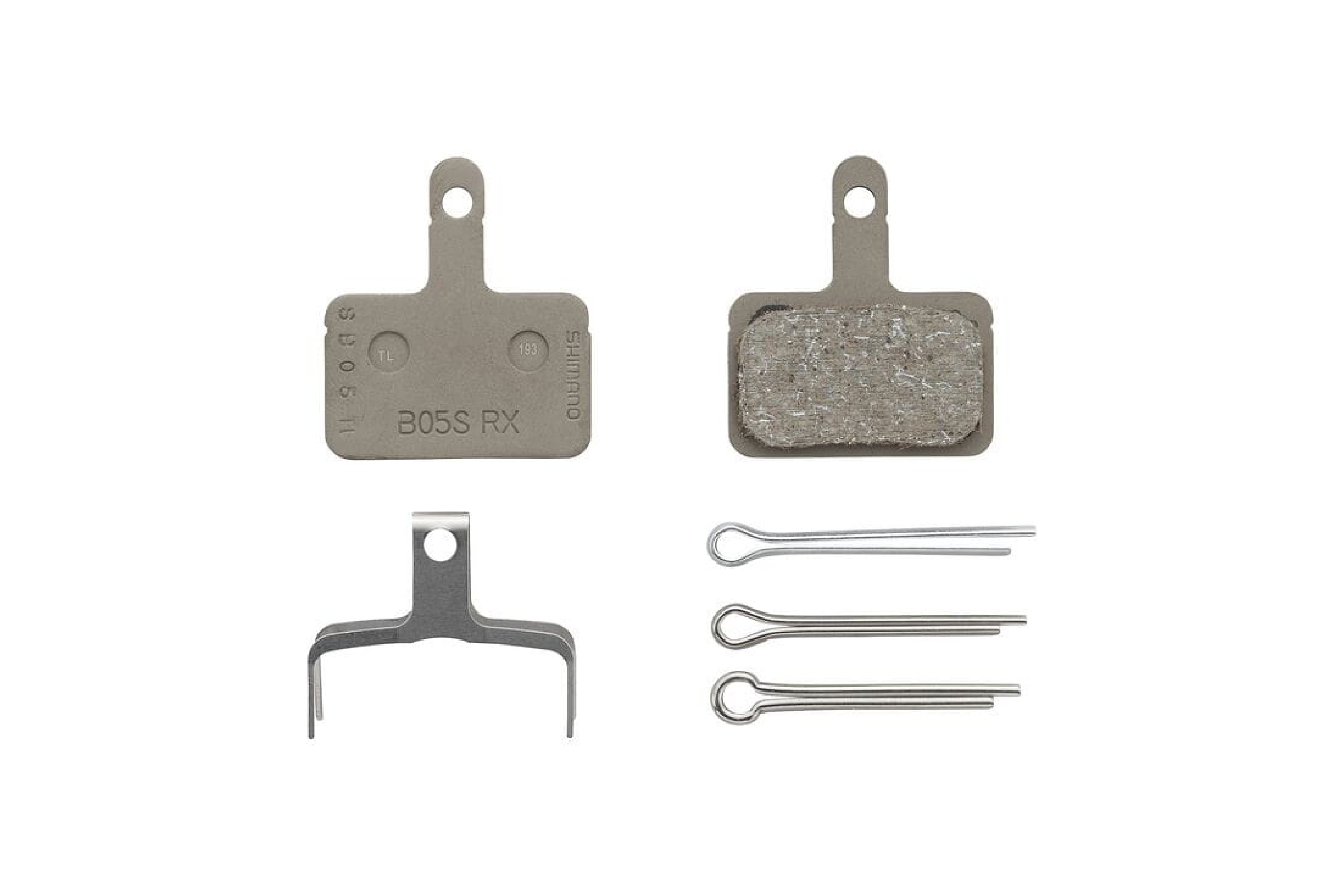 Shimano B05s-Rx Disc Brake Pads & Spring, Steel Back