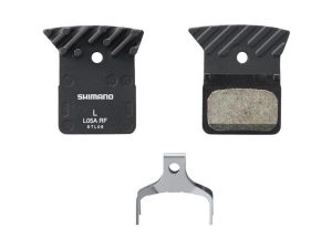 L05A-RF disc pads and spring, resin pad, alloy back, cooling fins,