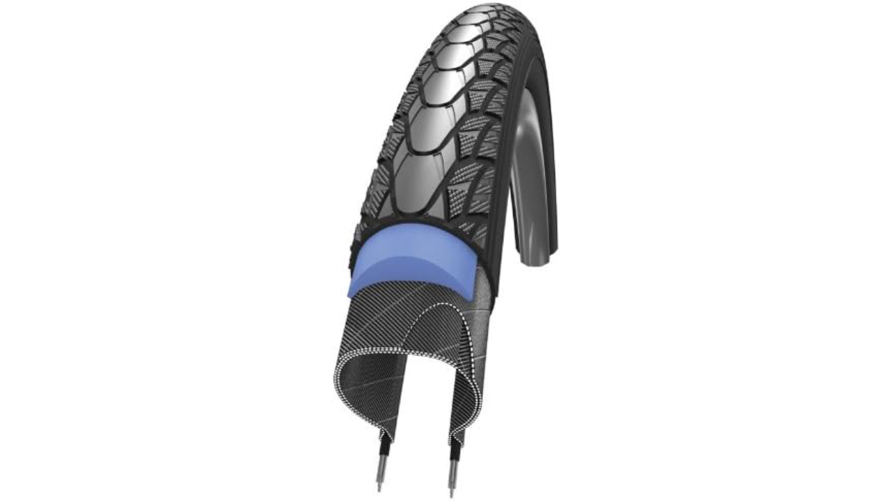Schwalbe Marathon Plus 700x25c Wired Bicycle Tire with Smart guard
